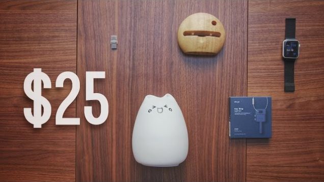 Trying new tech gadgets under $25