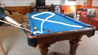 How to Jump the Cue Ball off the Rail and Pocket Point