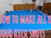 How to Make all of Your Kick Shots in Pool!