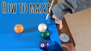 How to Make Short Masse Shots | How to Curve the Cue Ball
