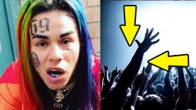 Tekashi 6ix9ine FAILS Crowd Surf AGAIN and No One Catches Him