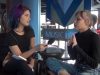 Julia talks with Grace VanderWaal