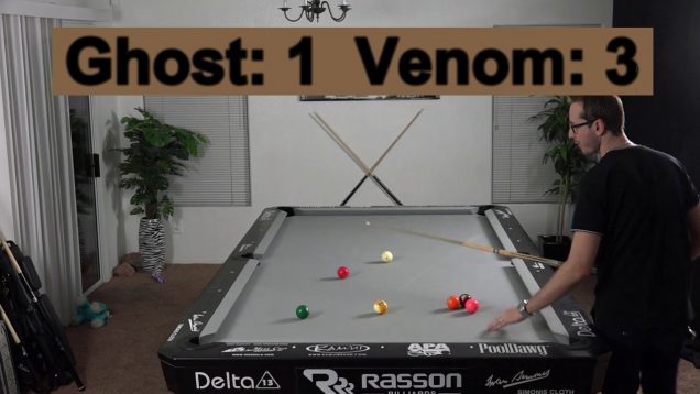 Venom Trickshots VS The Ghost –9 Ball Race to 7