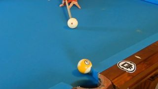 How to Push a Pool Ball Through the Rail and How to Spin it Into a Pocket!