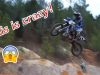 2 STROKE GOES INSANE BIG AT SAND PIT!!