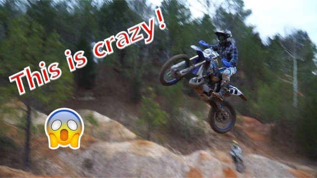 2 STROKE GOES INSANE BIG AT SAND PIT!!