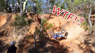 HE LAUNCHED HIS DIRT BIKE INTO A WALL!