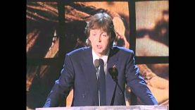 Paul McCartney inducts John Lennon into the Rock and Roll Hall of Fame