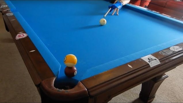 STACKED POOL BALL TRICK SHOTS!