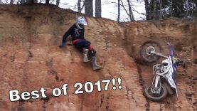 BEST OF 2017 | Dirt Bike crashes and funny moments!